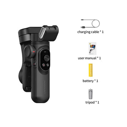 Handheld Gimbal Stabilizer 3-Axis Smart X Pro Professional for Smartphone Wireless Charging OLED Display LED Light Focus Wheel