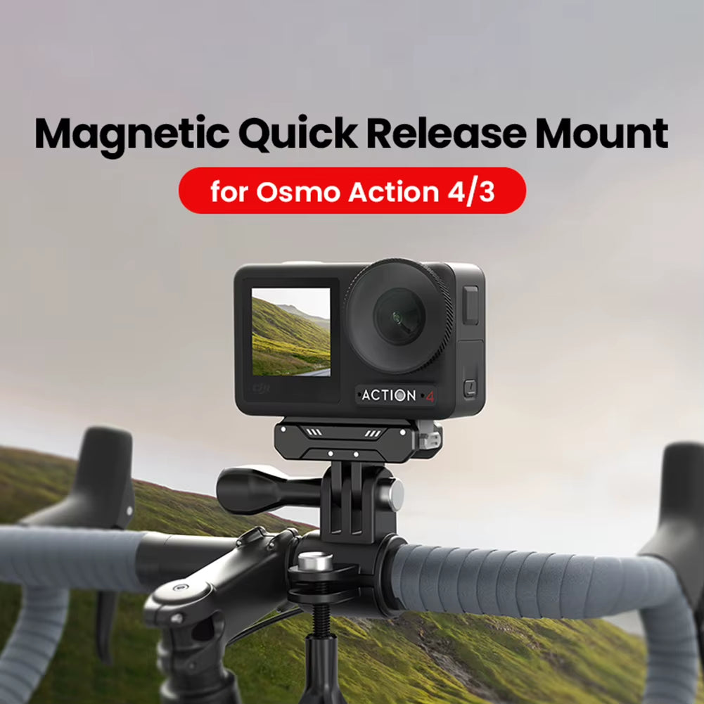 Magnetic Quick Release Adapter Mount Camera Stand Mount Adapter with 1/4 Inches Screw for  OSMO Action 4/3 Camera