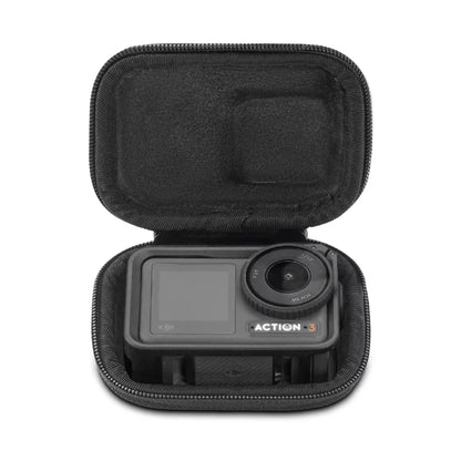 XFJI Storage Bag Portable Mini Box Sports Camera PU Waterproof Protective Case for  Osmo Action 5PRO 4 3 Camera Accessories