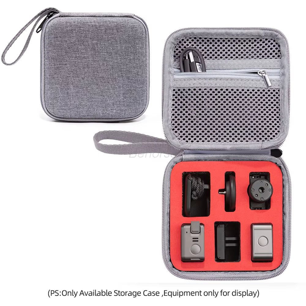 Carrying Case for  Action 2 Camera Durable Storage Bag Portable Handbag for  Osmo Action 2 Sports Camera Case Accessories