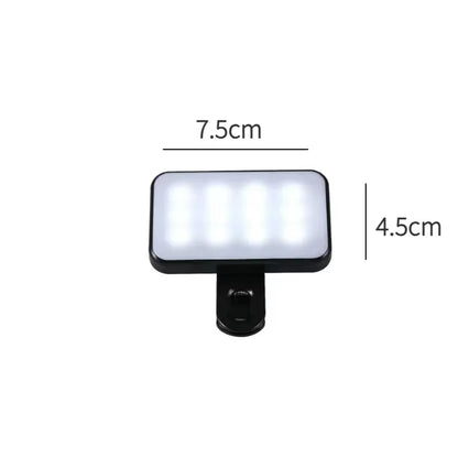 Selfie Light Clip-On LED Light for Phone Laptop Tablet Computer Phone Light for Selfie Video Conference Zoom Photography Makeup