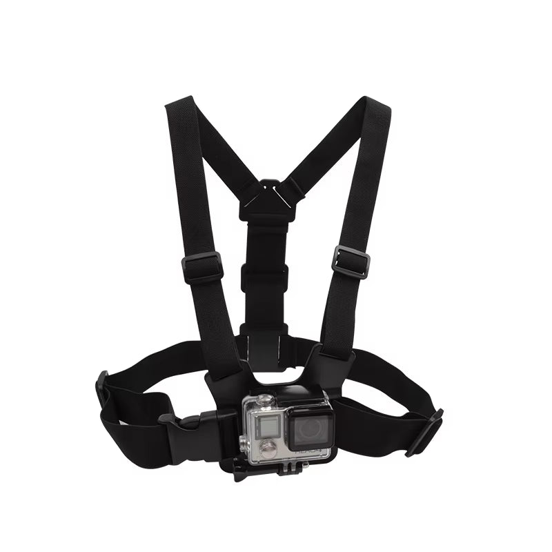 For Gopro Hero 12 Adjustable Chest Mount Harness Strap for Gopro Hero 12 11 10 9 8 7 6 5 4 SJCAM DJI Action Camera Accessories