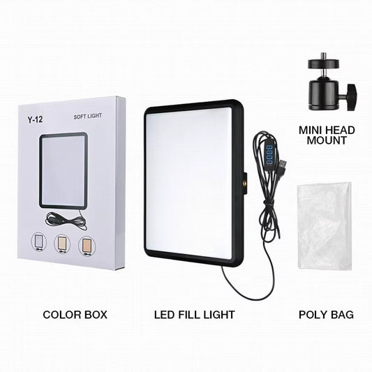 Upgrade 352 LED High Power Video Light Panel Bi-Color 2800K-7000K Photography Lighting for Live Streaming Photo Studio LED Light