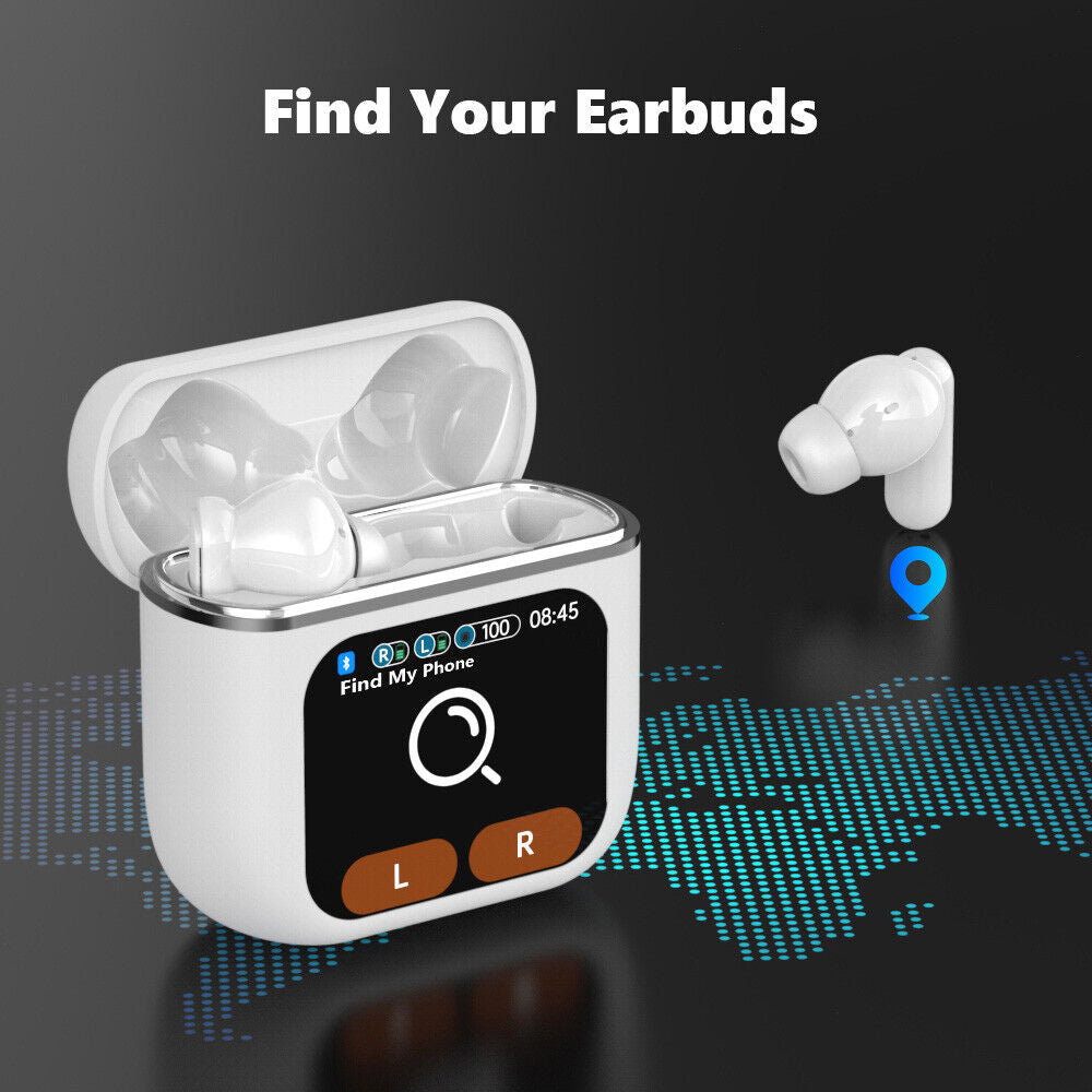 2024 Wireless Earbuds Stereo Bass Headphones Bluetooth 5.4 Earphone Touch Screen