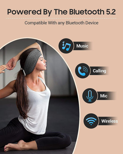 MUSICOZY Sleep Headphones Bluetooth Headband Wireless Music Headband Headphones,