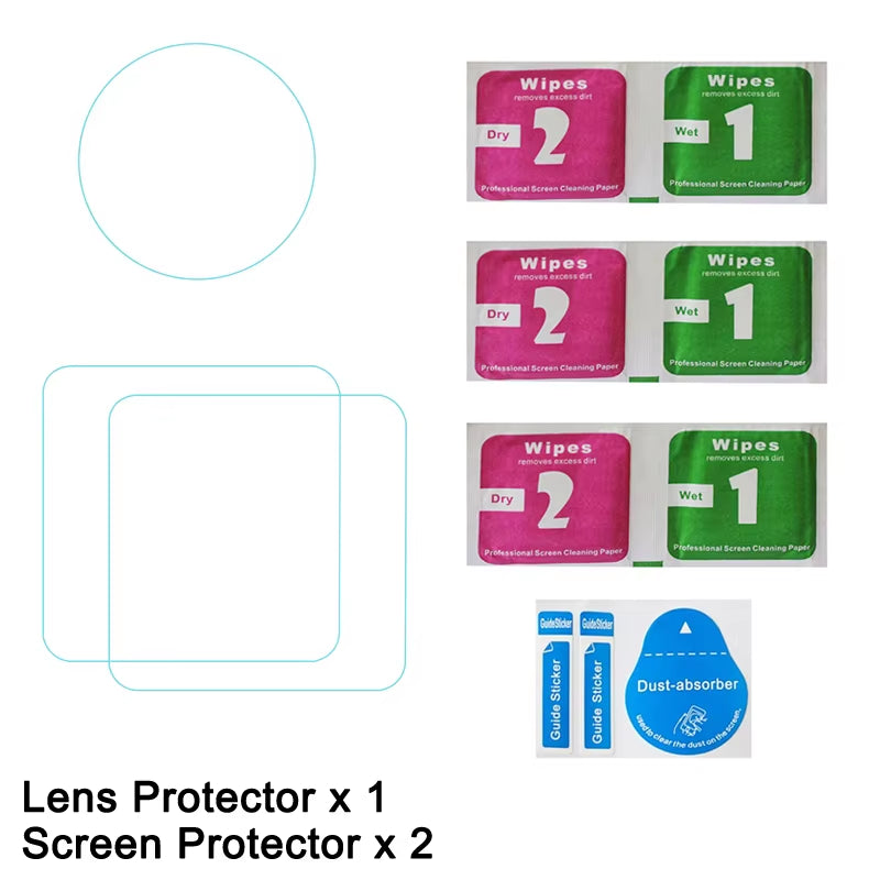 Tempered Glass Screen Protector for  Action 2 Lens Protection Protective Film for  Osmo Action 2 Camera Accessories