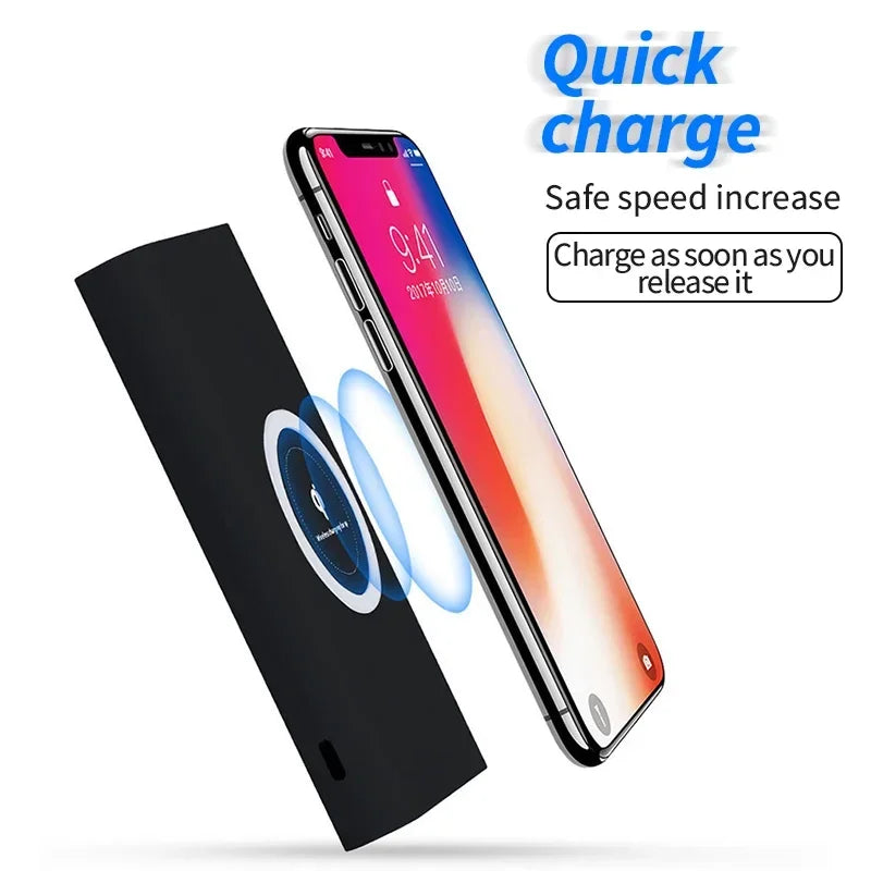 200000Mah Power Bank Two-Way Wireless Fast Charging Powerbank Portable Charger Type-C External Battery for Samsung Iphone Xiaomi