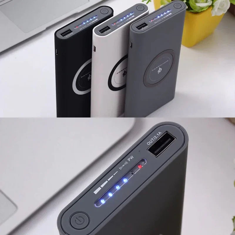 200000Mah Power Bank Two-Way Wireless Fast Charging Powerbank Portable Charger Type-C External Battery for Samsung Iphone Xiaomi