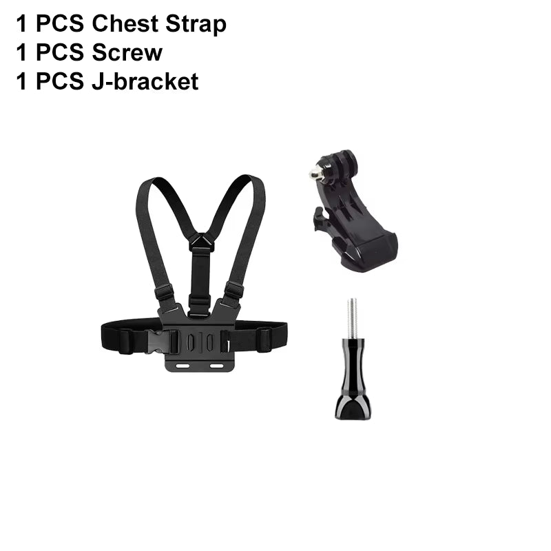 Backpack Shoulder Strap Mount Pack Mounts for Gopro Hero 13 12 11 10 9 8 7 6 5 SJCAM Insta360 X4 X3 DJI Osmo Action 5 4 3 Camera