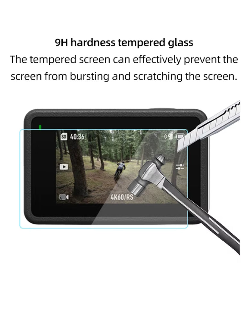 Tempered Glass Screen Protector Film Lens Protection Cover for  OSMO Action 3 Action Camera Accessories