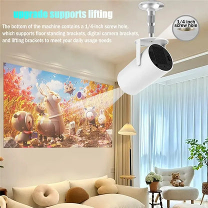 HY300 plus HD Projector Portatil 4K 1280X720P Android Wifi LED Video Home Theater Cinema Phone Mini Games Proyector Movie