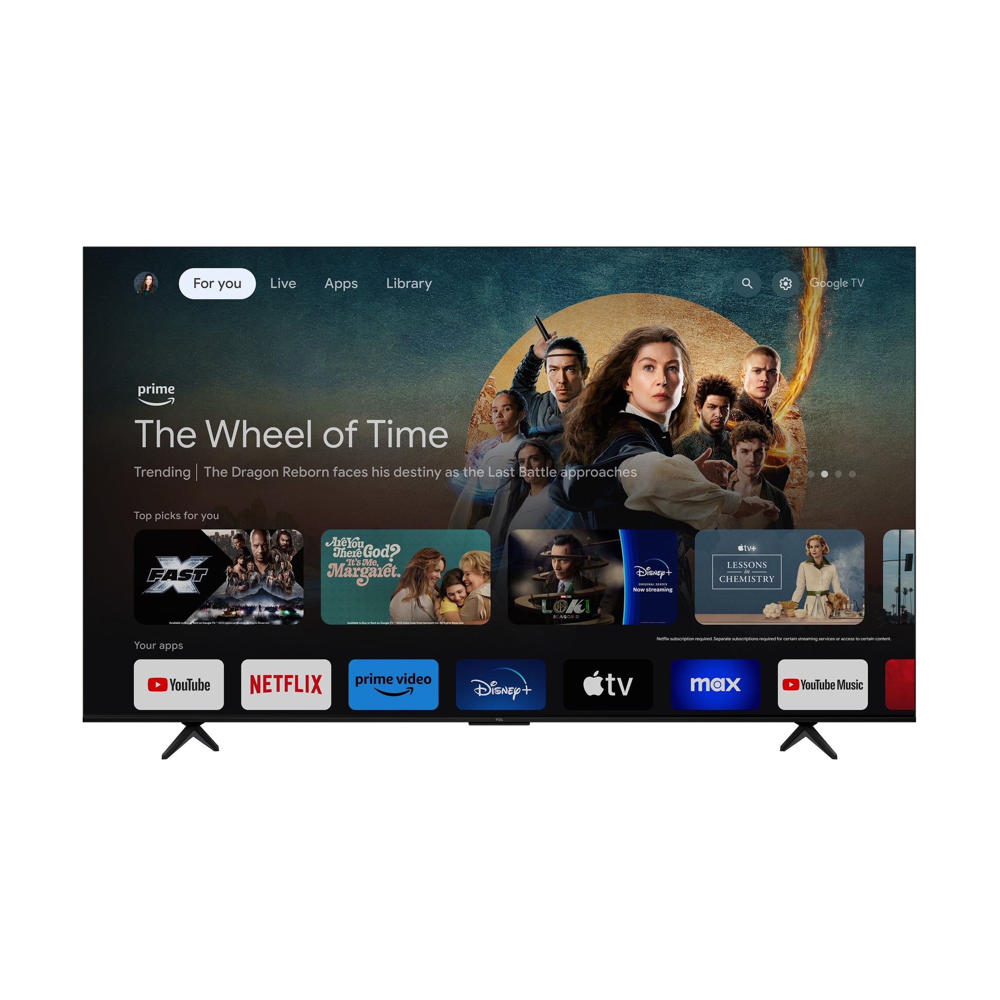 85” Class S5 (85S551G) 4K UHD HDR LED Smart TV with Google TV (NEW 2024)